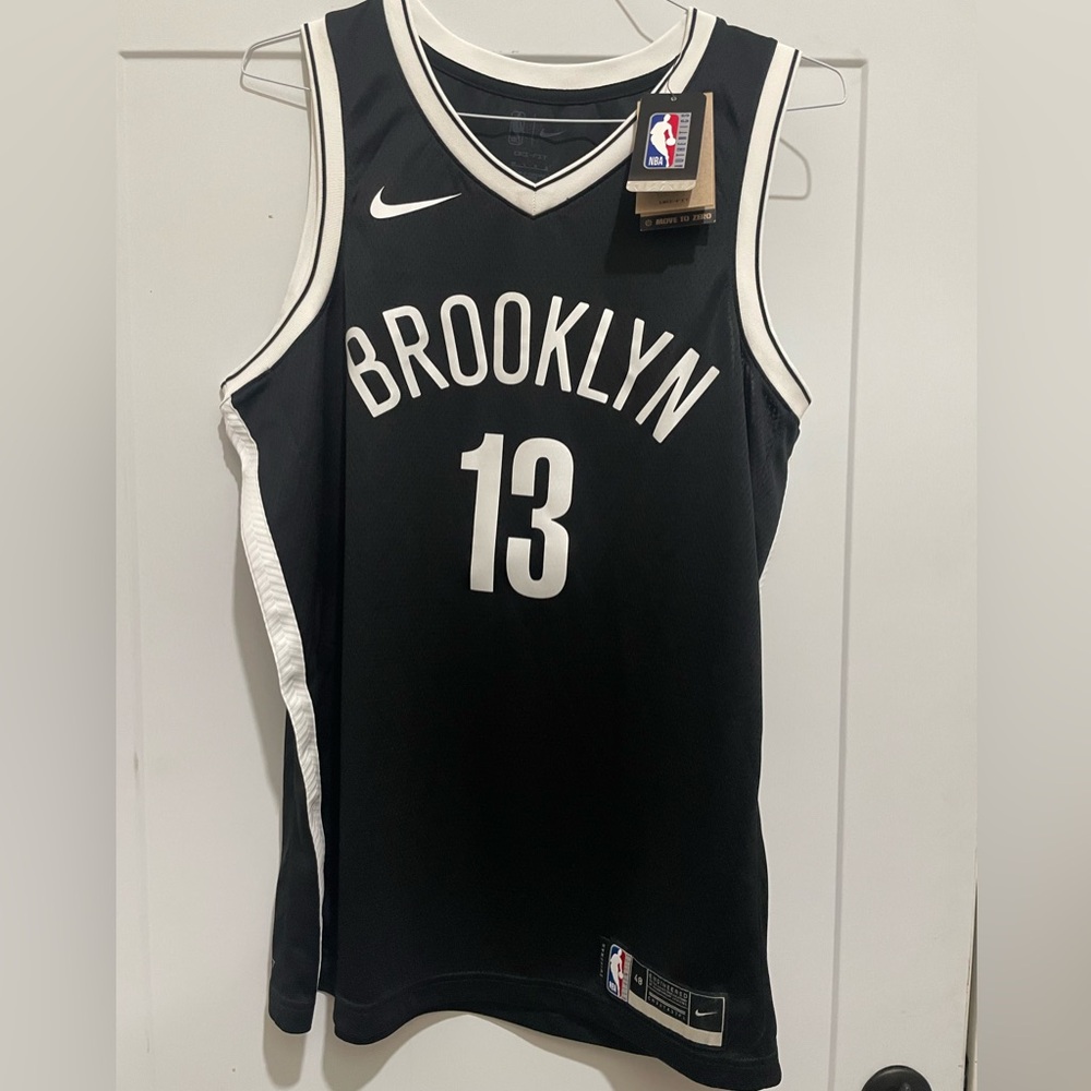 Nike Swingman Brooklyn Nets James Harden Jersey. NEW with tags. Size Large (48)